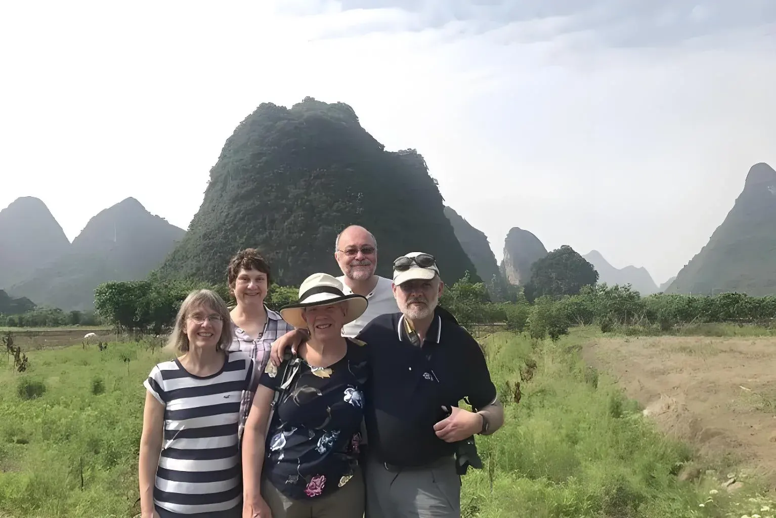 Travellers with a local host in Guilin