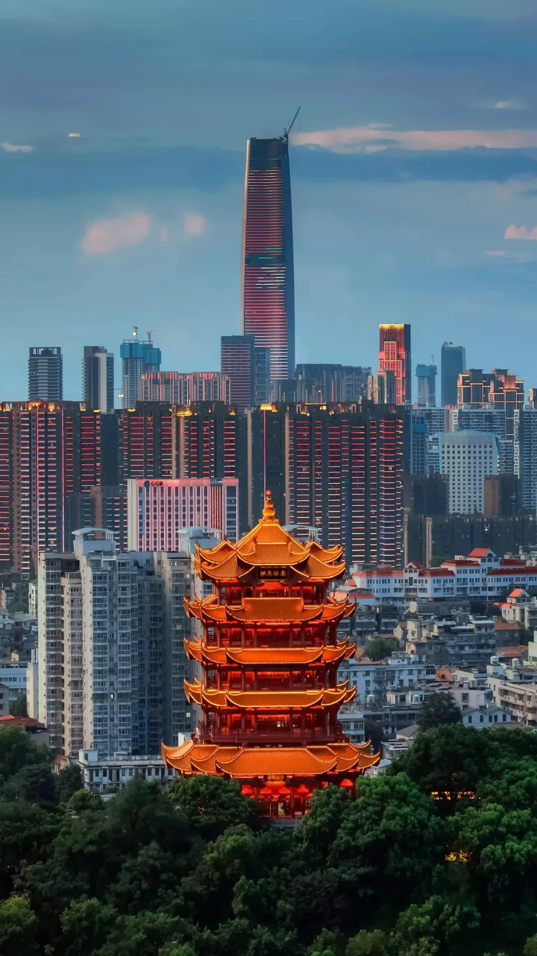 Wuhan city view